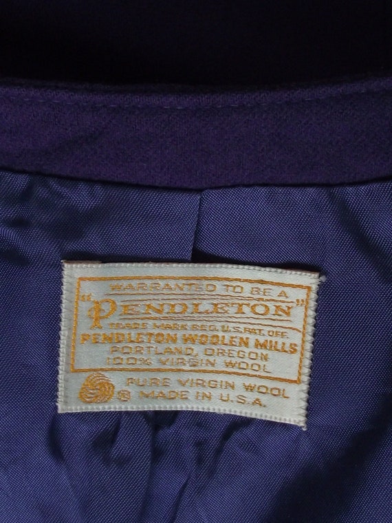 Pendleton Two Piece Professional Skirt Suit Sz 10… - image 10