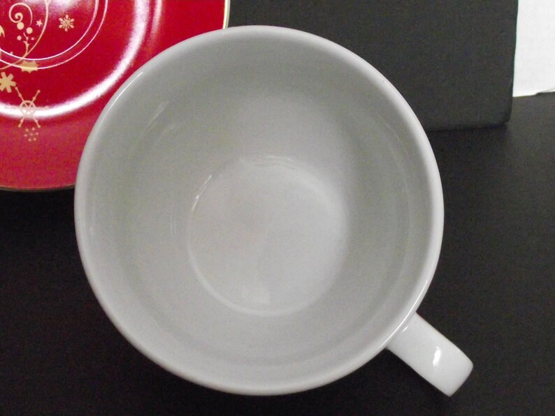 Sorelle Fine Porcelain Single Serve Tea Set Reindeer Red White Etsy