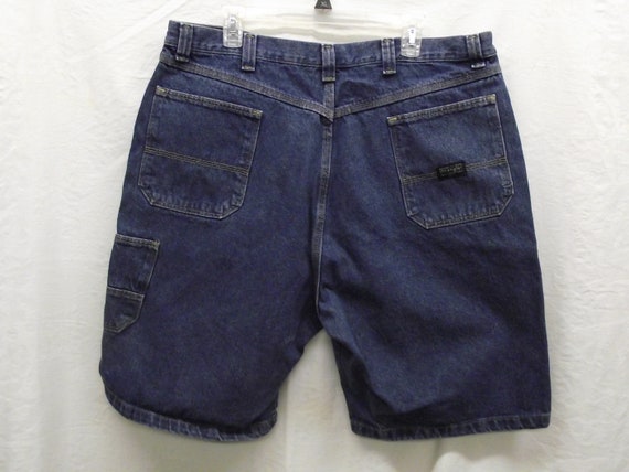 Vintage Denim Wrangler Blue Jean Shorts Sz 40(m) … - image 4