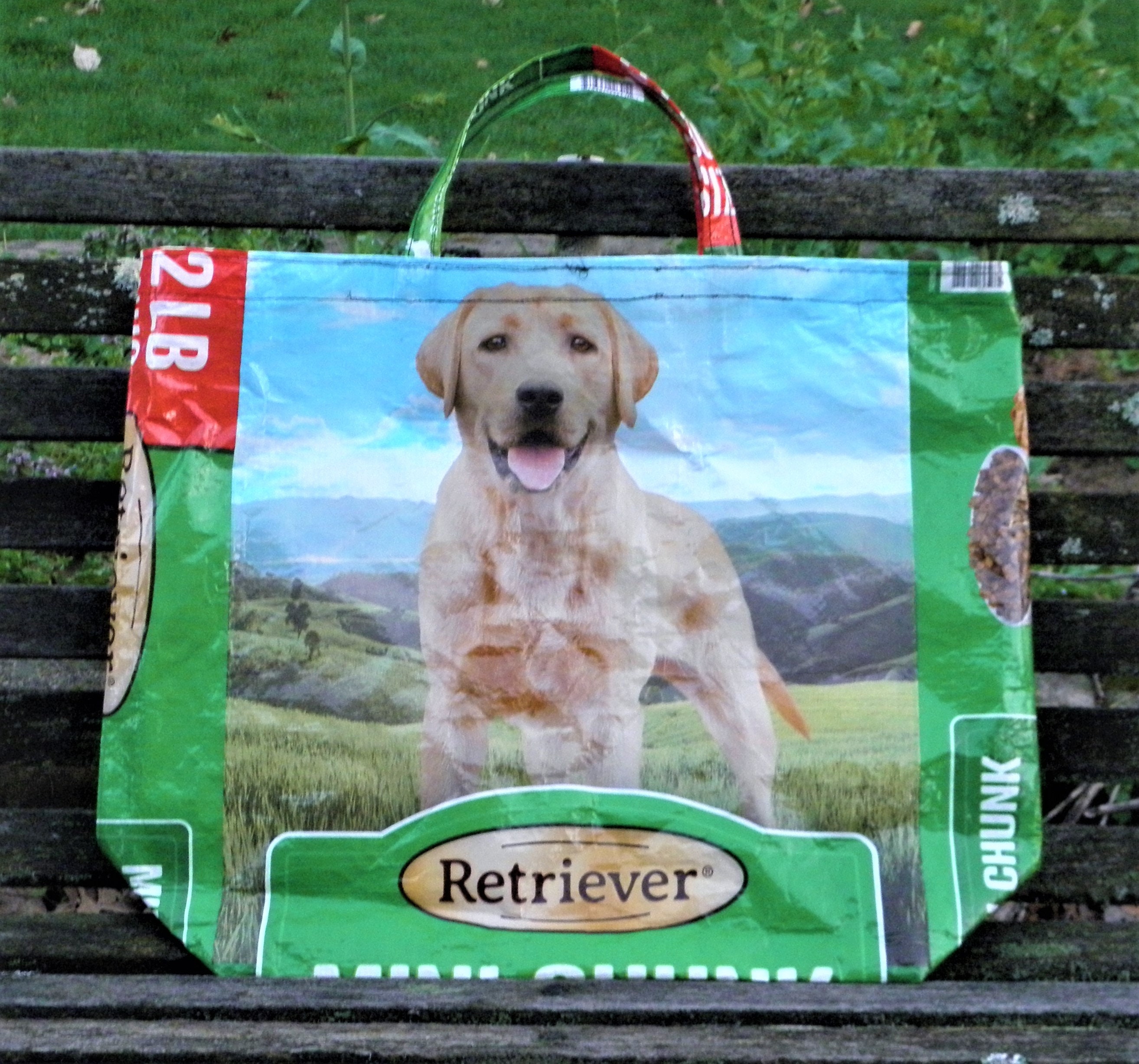 Detailed Dog Food Green Bag Image in HD Detailed Dog Food Green Bag Image in HD