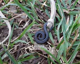 Hand Forged Celtic Spiral Pendant