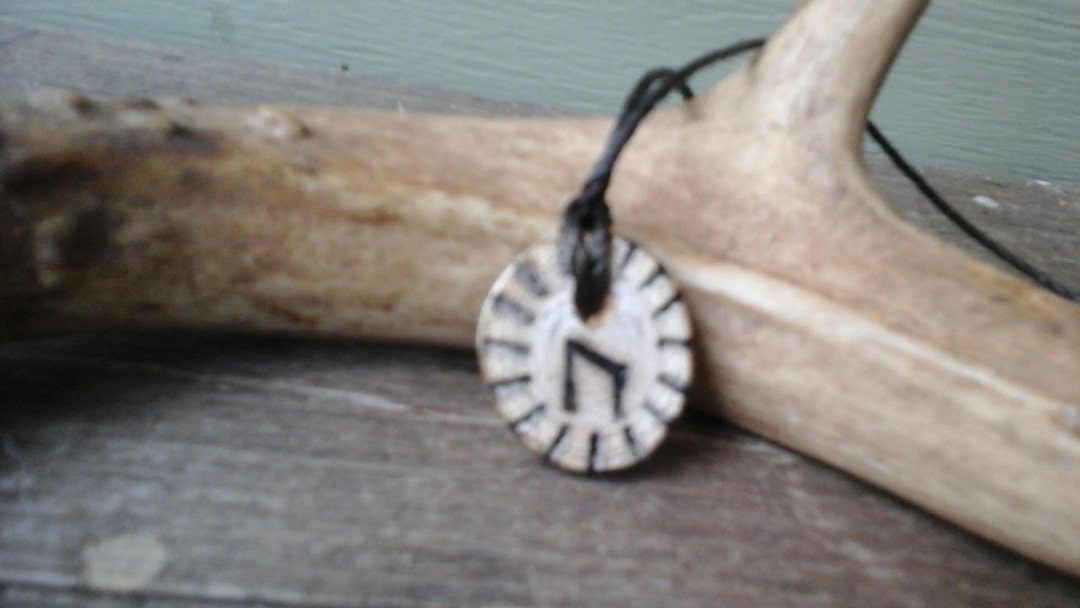 Birch Uruz Rune Pendant - Etsy