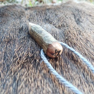 Oak Faerie Pentacle Wand Pendant
