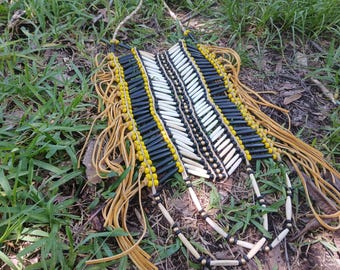 Buffalo Bone and Horn Plains Style Breastplate