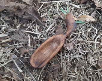 Hand Carved Wooden Coffee Scoop