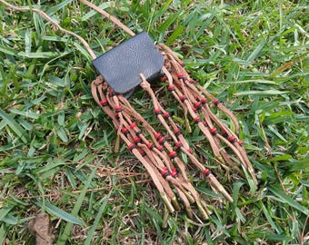 Leather Crystal Medicine Pouch