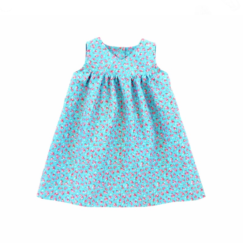 Baby dress sewing pattern for newborn, infant, toddler, little girls. Sizes: 0m-6y image 4