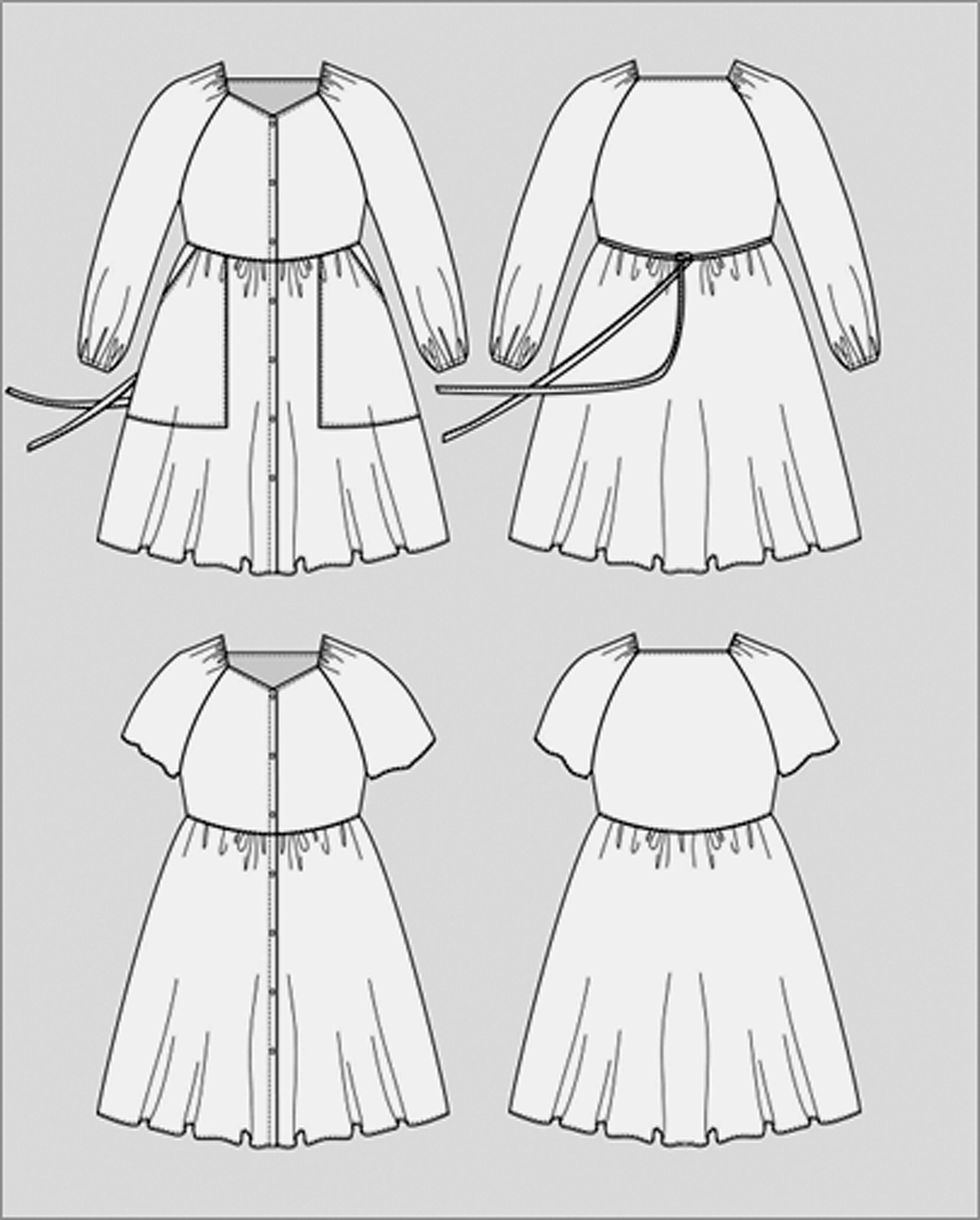 Rome Girls Dress Pattern. PDF Sewing Pattern for Babies Etsy