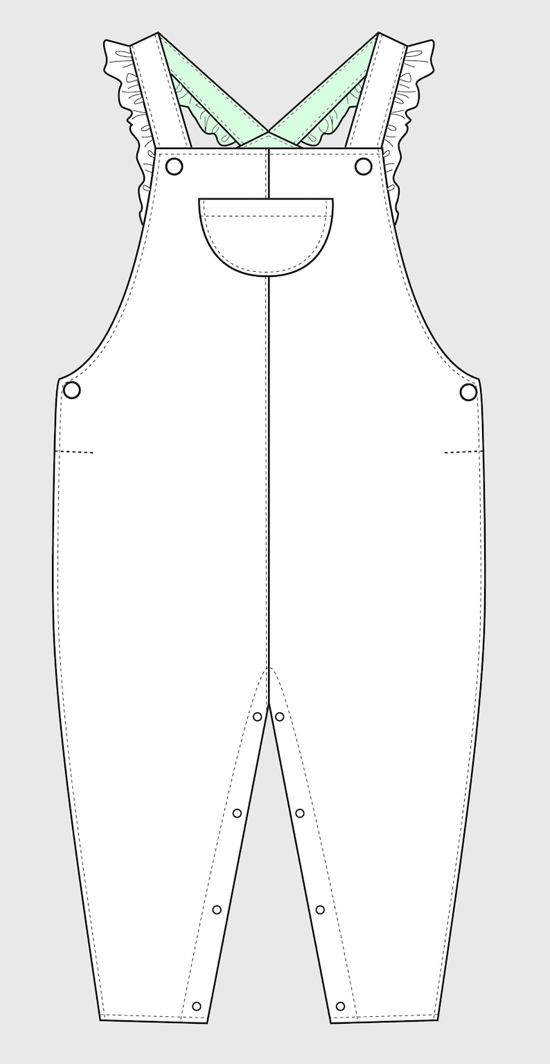 Baby Dungaree Pattern for Boys and Girls. Pattern Bundle 0 Etsy