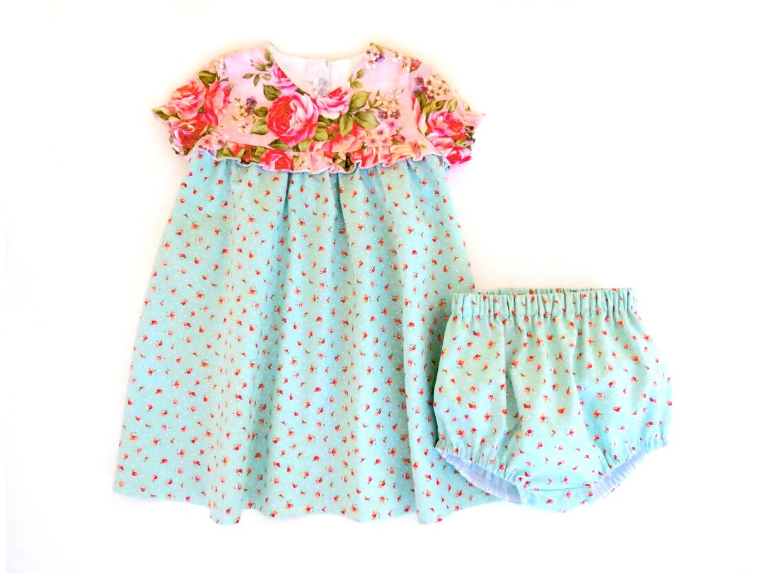 Baby Dress Pattern & Diaper Cover Pattern for Toddler, Little Girls ...