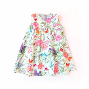 Baby dress sewing pattern for newborn, infant, toddler, little girls. Sizes: 0m-6y image 3