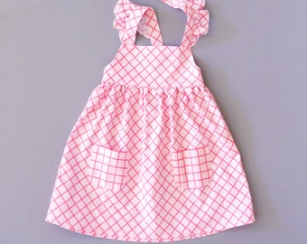 Toddler dress pattern. PDF sewing pattern. 0m-6y