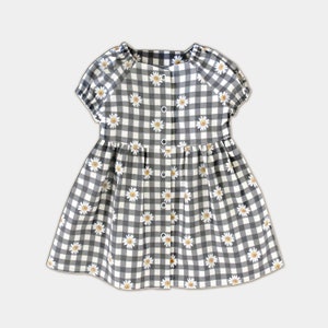 Girls dress pattern. Rome PDF sewing pattern for babies, toddlers, and girls. Gift for a girl. Sizes: 0m-6y