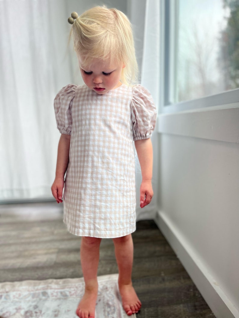 Alexandra girls dress pattern. PDF sewing pattern. zdjęcie 4