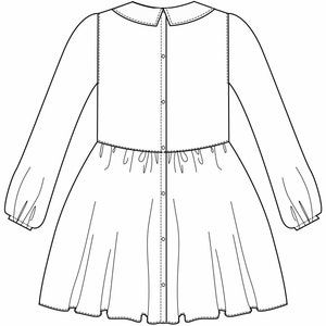 Baby Dress Pattern Sewing Pdf for Toddler Girls, Newborn, Infant and ...