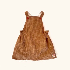 Pinafore PDF sewing pattern.  Dress pattern for girls, toddlers and babies. 0m-13y