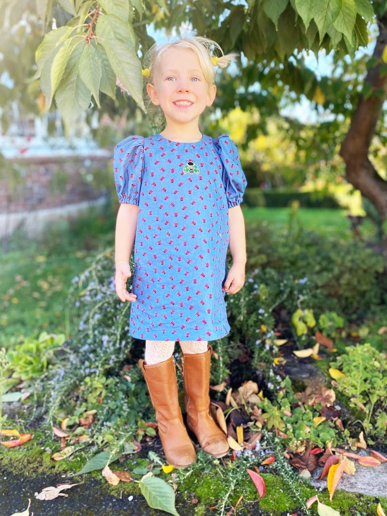 Alexandra girls dress pattern. PDF sewing pattern. zdjęcie 10