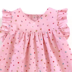 Baby dress sewing pattern for newborn, infant, toddler, little girls. Sizes: 0m-6y image 6