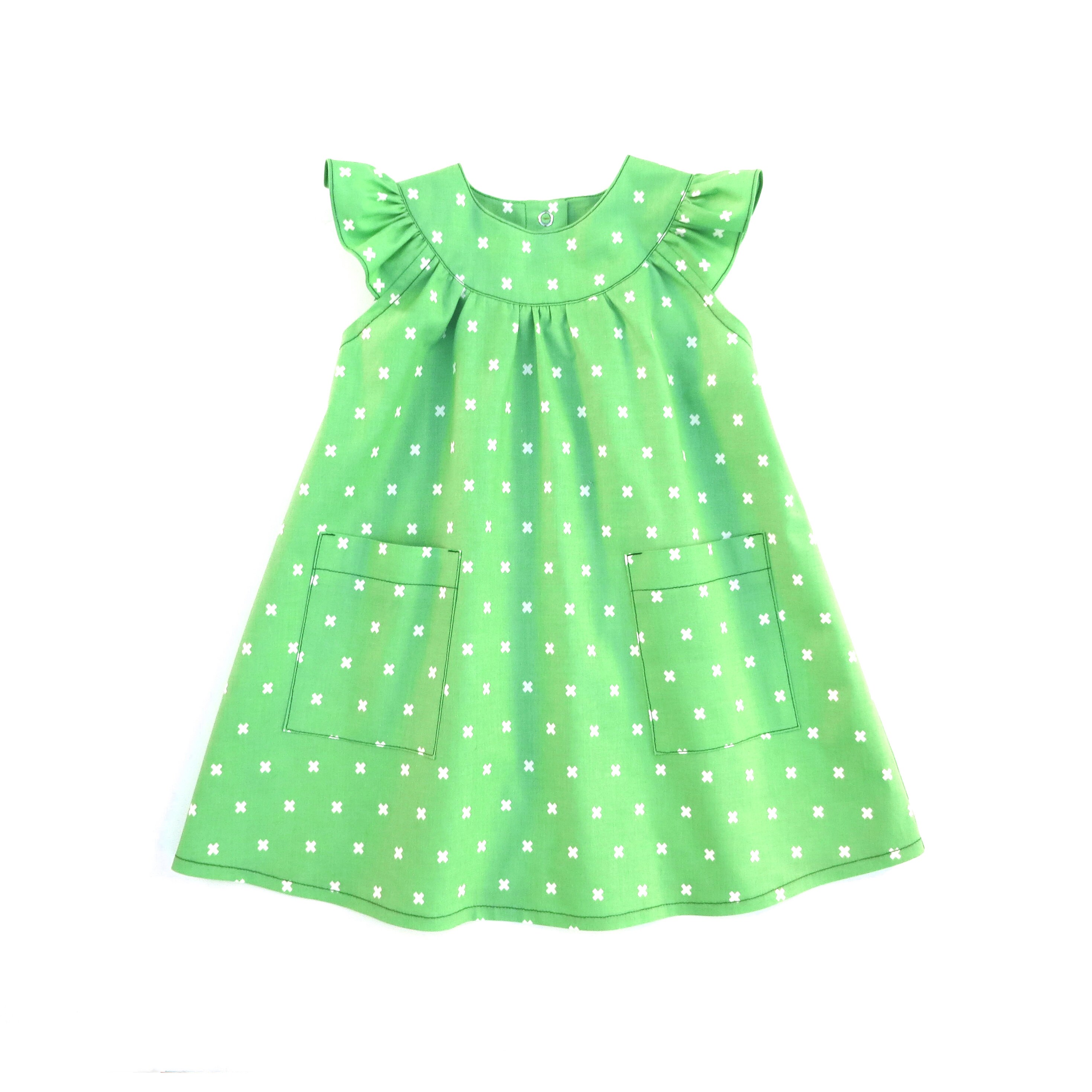 Ruffle baby dress pattern. Sewing pattern for newborn girls Etsy