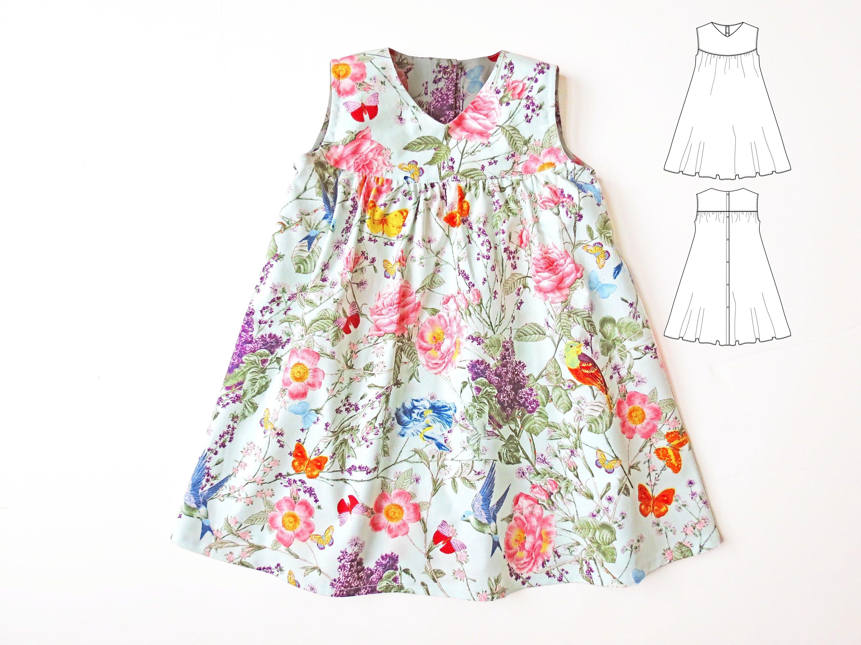 Easy DIY Baby Dress Sewing Pattern Sewenir
