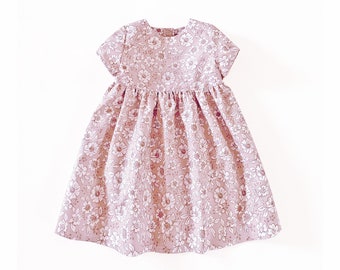 Baby & toddler DRESS PATTERN. Sanremo girls sewing PDF pattern. 0m-6y