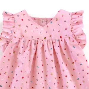 Natasha BABY DRESS PATTERN. Sewing pdf pattern for children, infant, toddler, little girls. Sizes are from 0 months to 6 years. image 4