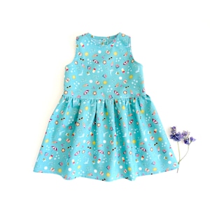 Einfaches Babykleid Schnittmuster. PDF-Schnittmuster. 0m-6y