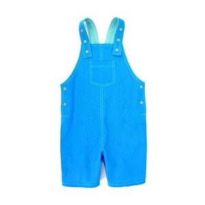 DUNGAREE PDF PATTERN, 3y-13y, for boys and girls. Overall shortall sewing pattern. 3y-13y image 7