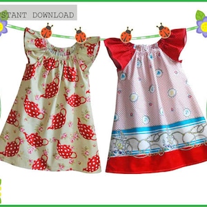 Cecilia dress PDF sewing pattern.