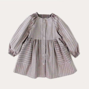Rome girls dress pattern. PDF sewing pattern for babies, toddlers, and girls. 0m-6y
