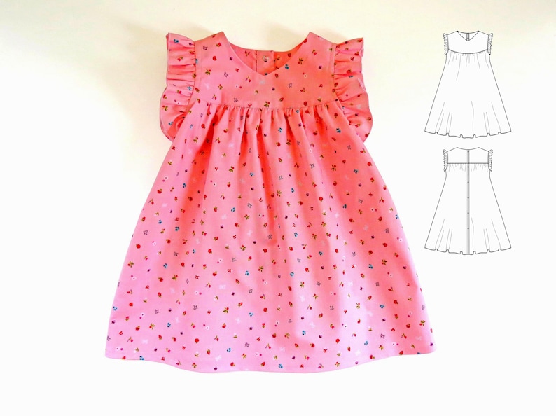 Easy DIY Baby Dress Sewing Pattern
