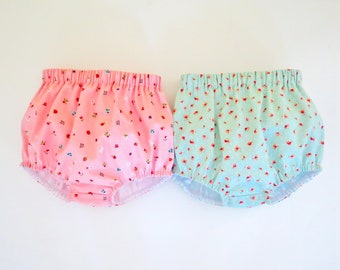 Patroon voor een babyluierhoesje. Bloomers PDF-naaipatroon voor pasgeborenen, kinderen, baby's, peuters. Maten: 0m-2y