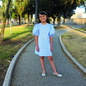 Alexandra girls dress pattern. PDF sewing pattern. zdjęcie 5