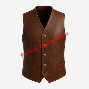 Gilet en cuir Renaissance fait main : cosplay steampunk vintage pour hommes