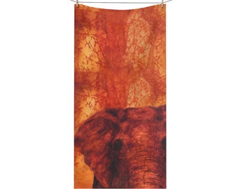 Elephant Towel for Hot Yoga, Pilates, or Adventure Travel Getaways