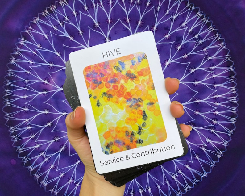 Carte Oracle - E M E R G E N C E Mazzo Oracle Indie da 63 carte ispirato all'emergere della vita nei regni della natura, mitici e cosmici immagine 7