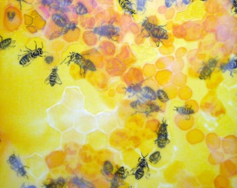 Impression sur papier Danse de l'abeille - Art mural abeille