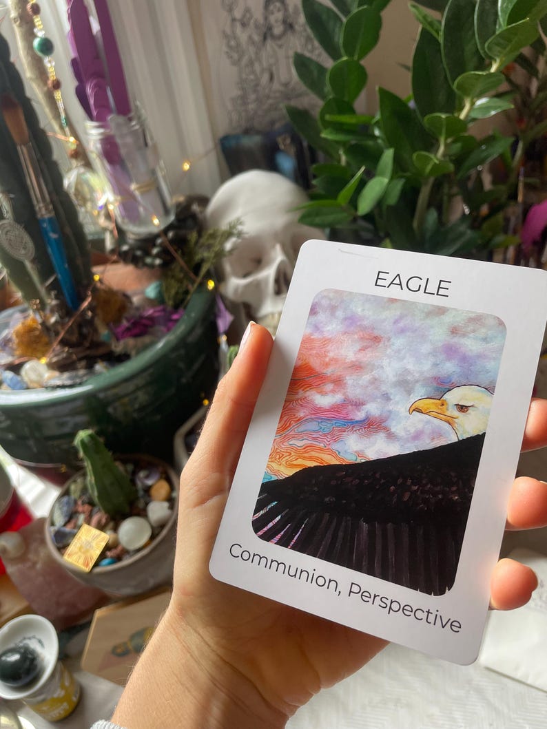 Carte Oracle - E M E R G E N C E Mazzo Oracle Indie da 63 carte ispirato all'emergere della vita nei regni della natura, mitici e cosmici immagine 8