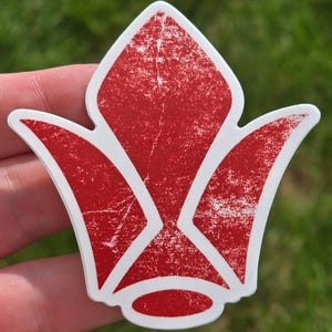 Iron Blooded Orphans - Väderbiten Tekkadan Emblem Klistermärke