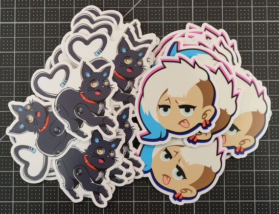 Hi-Fi Rush Stickers! Peppermint and 808