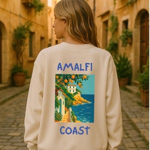 Amalfi Coast Hoodie La Dolce Vita Hoodie Italy Hoodie Tomato Girl Summer Spritz Hoodie Gift Hoodie Amalfi Coast Sweater Italy Trip Shirt