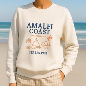 Amalfi Coast Hoodie Hoodie Italy Hoodie Tomato Girl Summer Spritz La Dolce Vita Hoodie Sardines Hoodie Amalfi Coast Sweater Italy Trip Shirt