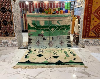 Colorful Moroccan Rug, Berber Rug, Authentic Wool Rug, Moroccan Area Rug, Boujaad Rug, Moroccan Shggy Rug, Moroccan Multicolor Rug, 6×9 ft