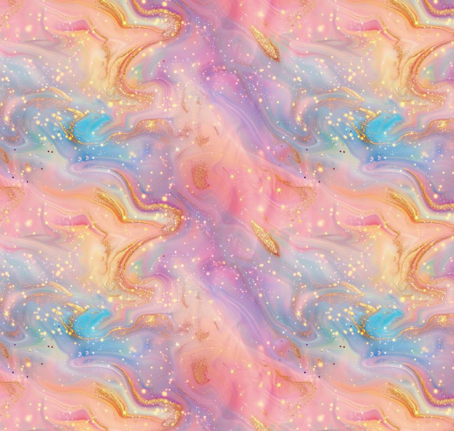 Colorful Aurora Gradient Pattern Cotton Fabric-gradient Pink Pattern ...