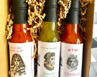 Fermented Hot Sauce - Boxed Gift Set- Choose 3 Flavors