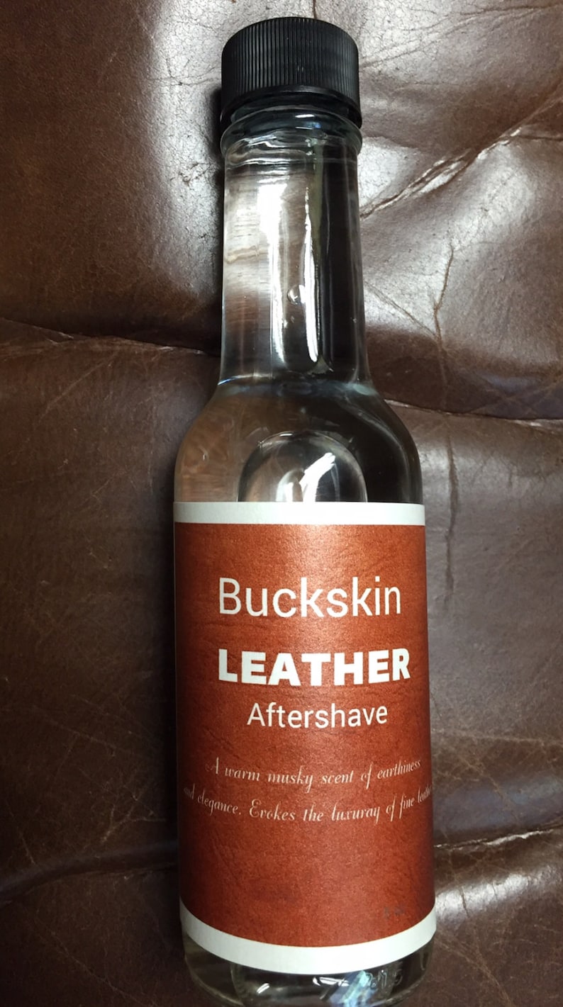 Buckskin Leather Aftershave Musky Earthy Luxury Leather Etsy