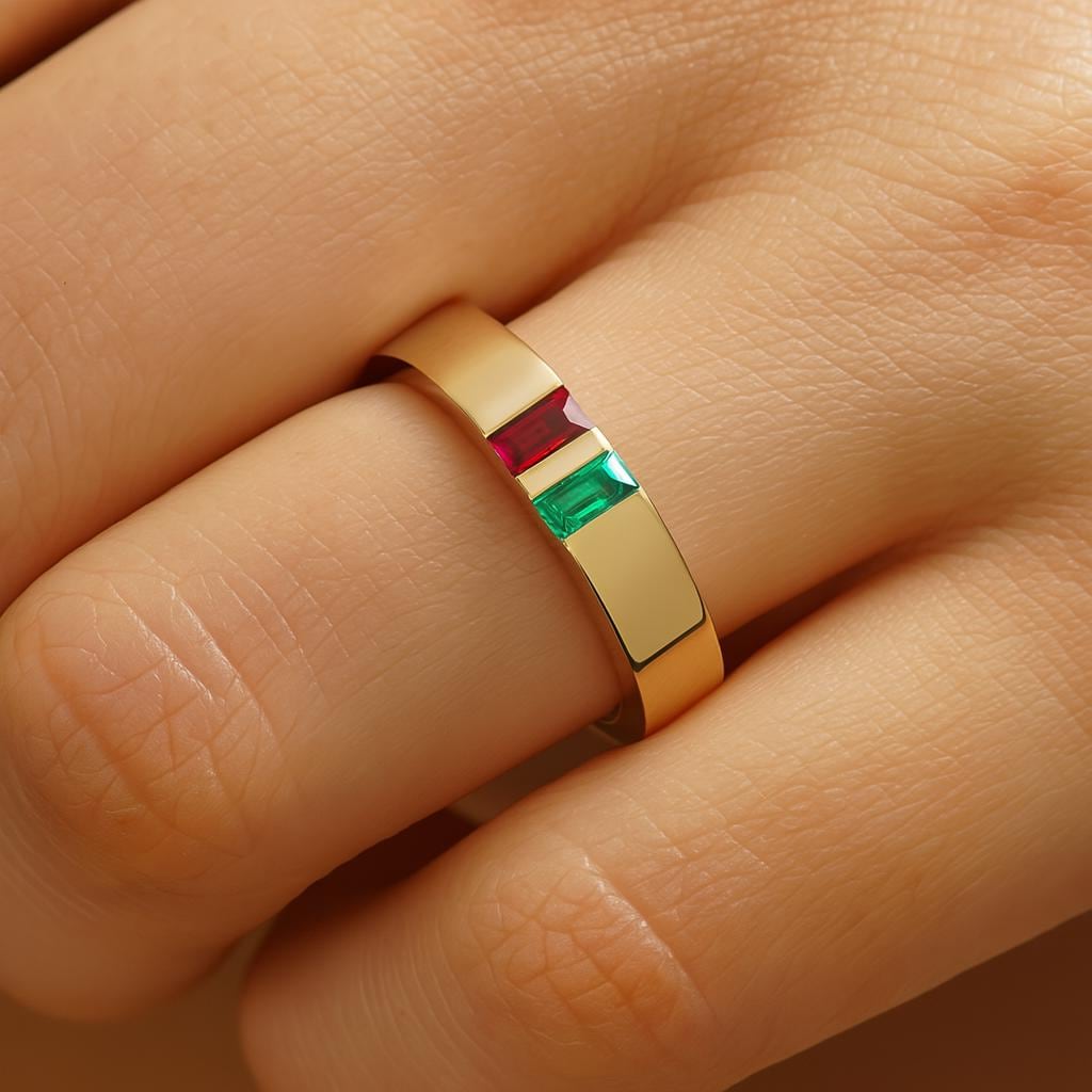 Multiple Birthstone Ring, Birthstone Customized Ring, Birthstone Wedding Ring, Birthstone Personalized Ring, Birthstone Engagement Ring Gift