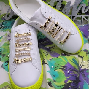 Set of 12 Pieces: sneaker charm, shoelace decoration, lace locks, Sneaker bling, sneaker head