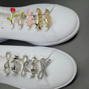 1 Pair Silver Shoelace Charm Shoelace Decoration Lace Locks - Etsy