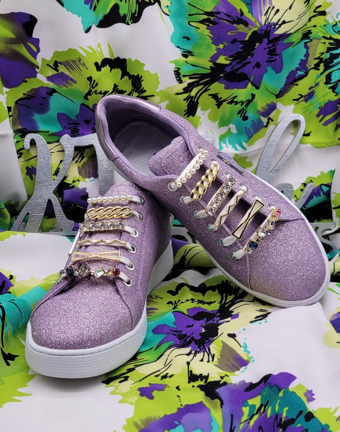 Set of 12 Pieces Shoe Charm, Shoelace Decoration, Lace Locks, Sneaker